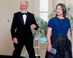 Regina Lasko with her husband David Letterman